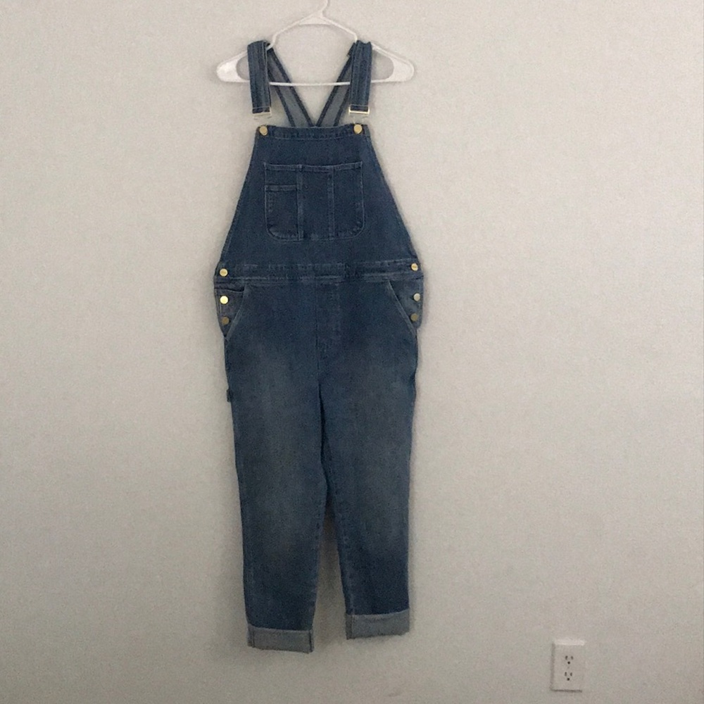 *Sold* Frame Le Garcon Boyfriend style Cropped Denim Overalls New With Tag - Picture 11 of 11